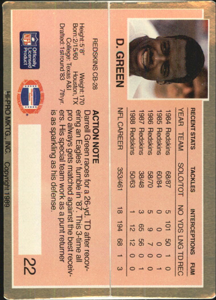 1989 Action Packed Test Football "Main Set" Cards - Picture 45 of 61