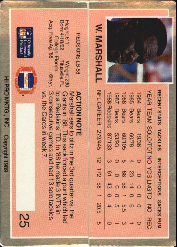 1989 Action Packed Test Football "Main Set" Cards - Picture 51 of 61