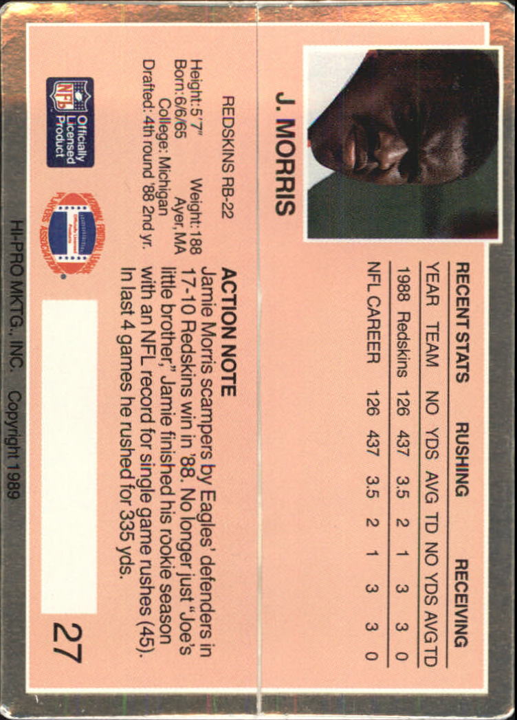 1989 Action Packed Test Football "Main Set" Cards - Picture 55 of 61