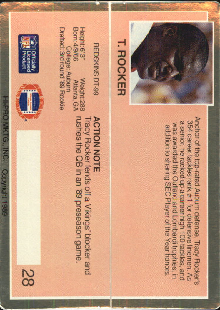 1989 Action Packed Test Football "Main Set" Cards - Picture 57 of 61