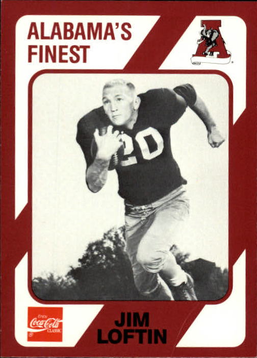 1989 Alabama Coke 580 Collegiate Collection Football "Main Set" Cards #400-#580 - Picture 218 of 363