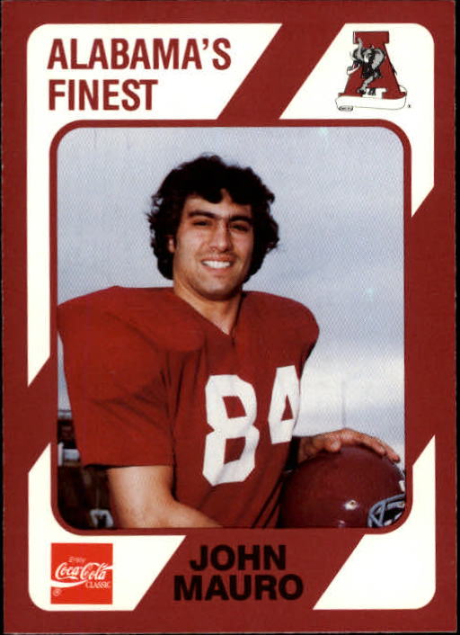 1989 Alabama Coke 580 Collegiate Collection Football "Main Set" Cards #400-#580 - Picture 222 of 363