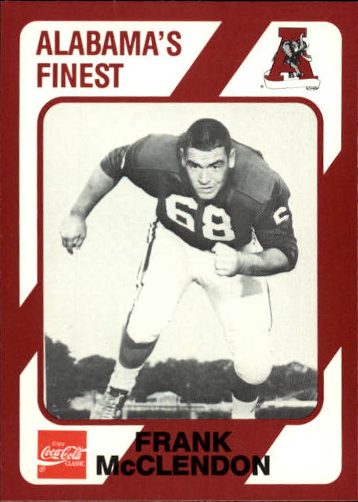 1989 Alabama Coke 580 Collegiate Collection Football "Main Set" Cards #400-#580 - Picture 226 of 363