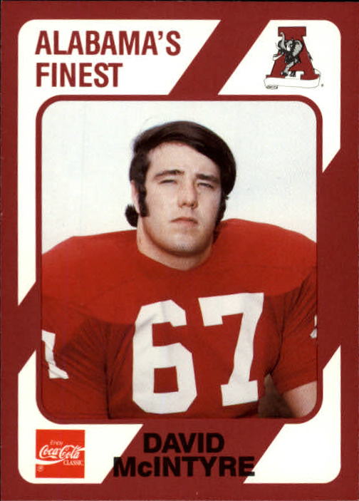 1989 Alabama Coke 580 Collegiate Collection Football "Main Set" Cards #400-#580 - Picture 234 of 363