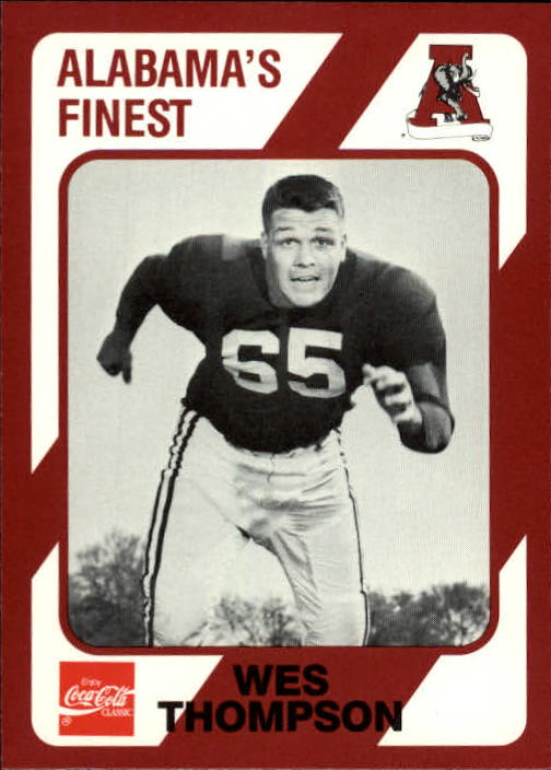 1989 Alabama Coke 580 Collegiate Collection Football "Main Set" Cards #400-#580 - Picture 236 of 363