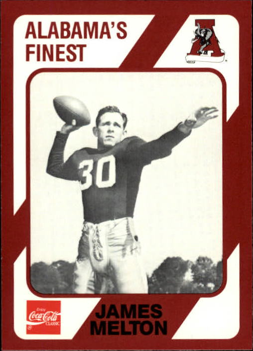 1989 Alabama Coke 580 Collegiate Collection Football "Main Set" Cards #400-#580 - Picture 238 of 363
