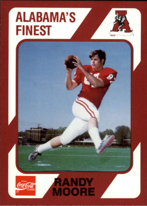 1989 Alabama Coke 580 Collegiate Collection Football "Main Set" Cards #400-#580 - Picture 252 of 363