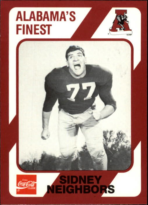 1989 Alabama Coke 580 Collegiate Collection Football "Main Set" Cards #400-#580 - Picture 260 of 363