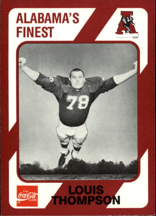 1989 Alabama Coke 580 Collegiate Collection Football "Main Set" Cards #400-#580 - Picture 270 of 363