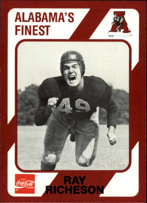 1989 Alabama Coke 580 Collegiate Collection Football "Main Set" Cards #400-#580 - Picture 308 of 363