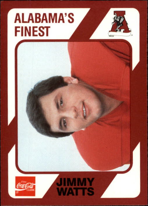 1989 Alabama Coke 580 Collegiate Collection Football "Main Set" Cards #400-#580 - Picture 316 of 363