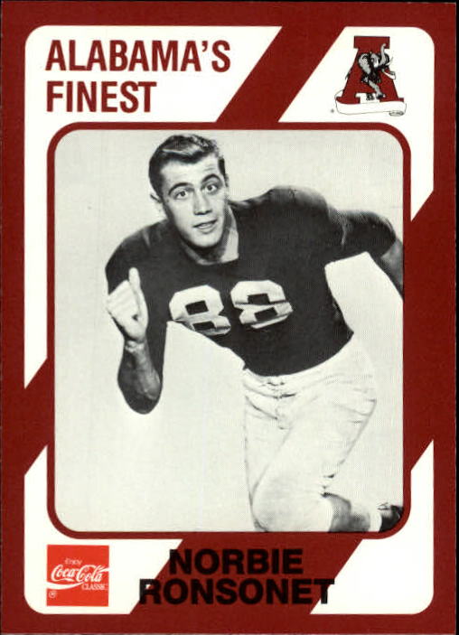 1989 Alabama Coke 580 Collegiate Collection Football "Main Set" Cards #400-#580 - Picture 320 of 363