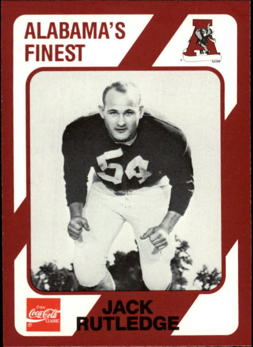1989 Alabama Coke 580 Collegiate Collection Football "Main Set" Cards #400-#580 - Picture 328 of 363