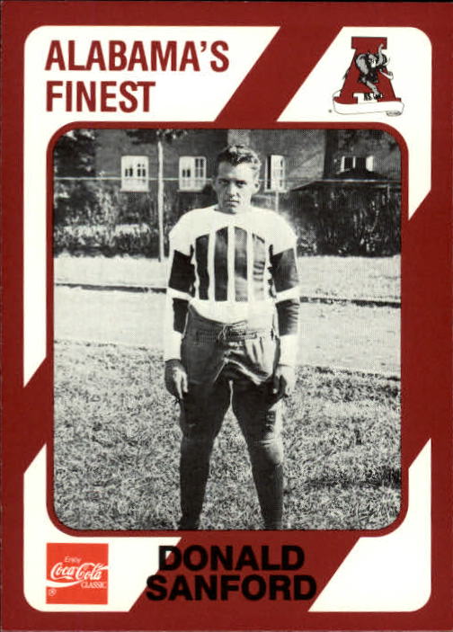 1989 Alabama Coke 580 Collegiate Collection Football "Main Set" Cards #400-#580 - Picture 334 of 363