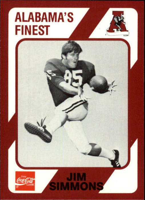 1989 Alabama Coke 580 Collegiate Collection Football "Main Set" Cards #400-#580 - Picture 354 of 363