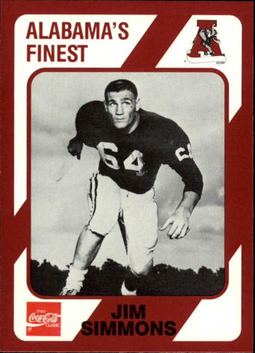 1989 Alabama Coke 580 Collegiate Collection Football "Main Set" Cards #400-#580 - Picture 356 of 363