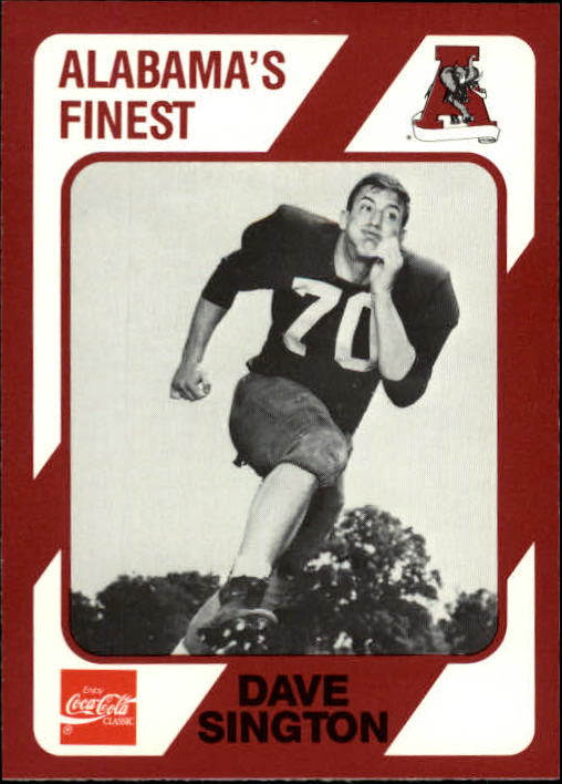 1989 Alabama Coke 580 Collegiate Collection Football "Main Set" Cards #400-#580 - Picture 360 of 363