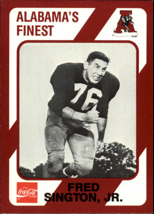 1989 Alabama Coke 580 Collegiate Collection Football "Main Set" Cards #400-#580 - Picture 362 of 363