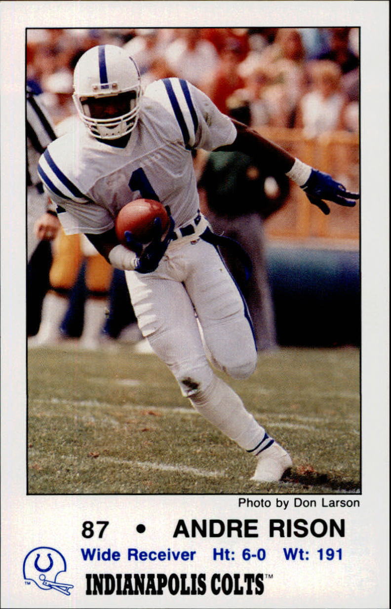 NFL Andre Rison Signed Trading Cards, Collectible Andre Rison Signed  Trading Cards