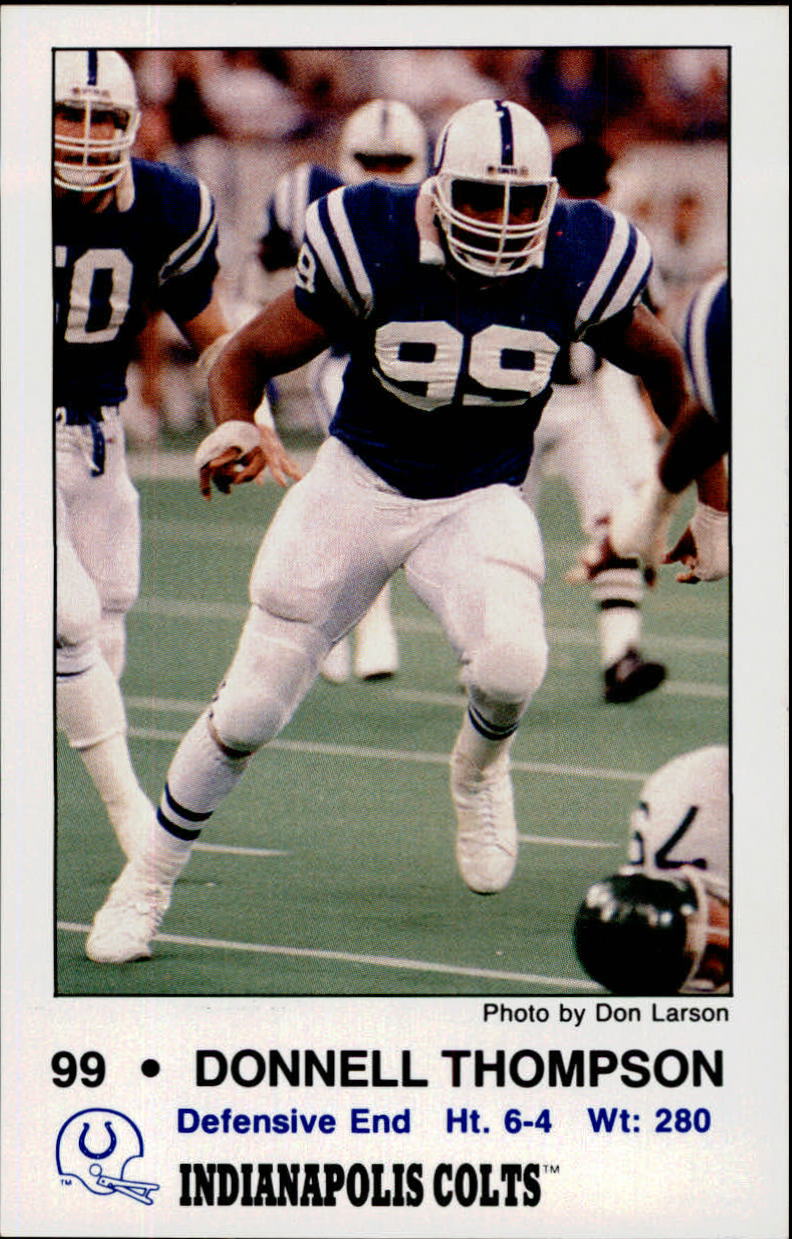 1989 Colts Police #7 Donnell Thompson