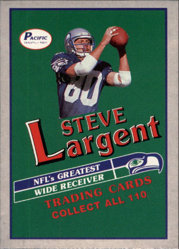 1989 Pacific JOHN ELWAY STEVE LARGENT Denver Broncos Seahawks Pro Bowl Card