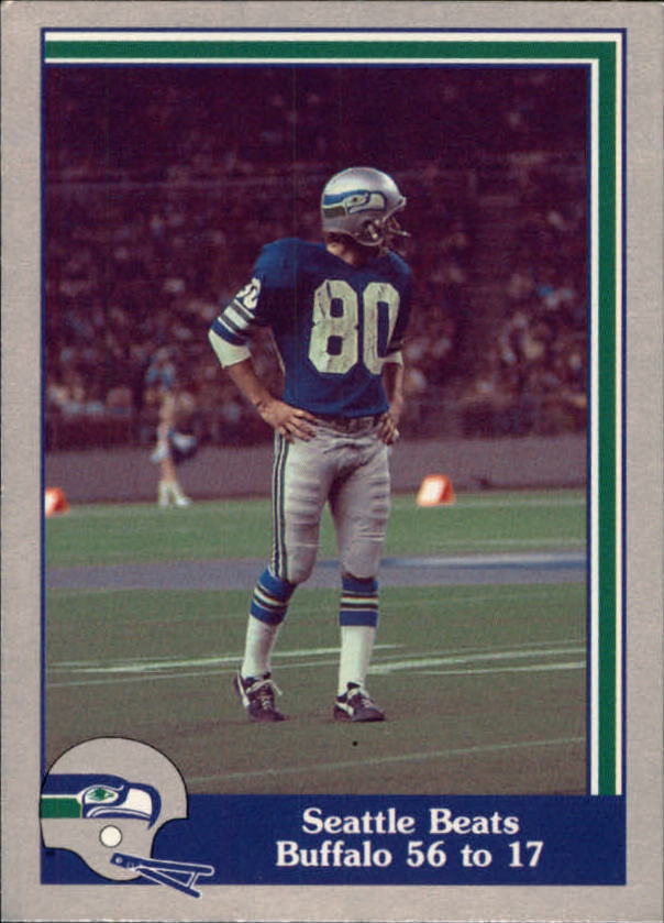 1989 Pacific Steve Largent Football "Main Set" Base Cards