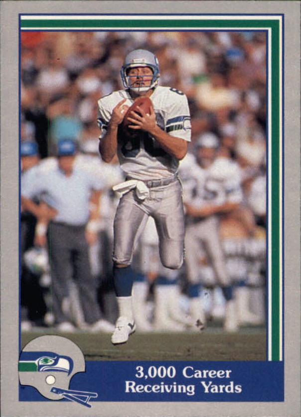 1989 Pacific Steve Largent #18 3000 Yards Receiving