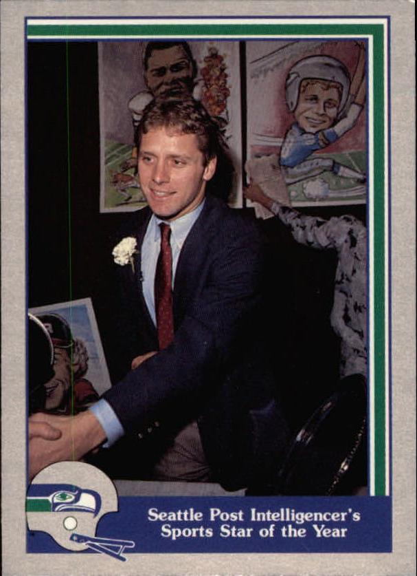 1989 Pacific Steve Largent #42 Seattle Sports Star
