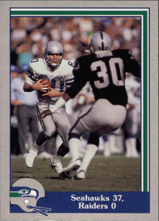 1989 Pacific Steve Largent Football "Main Set" Base Cards