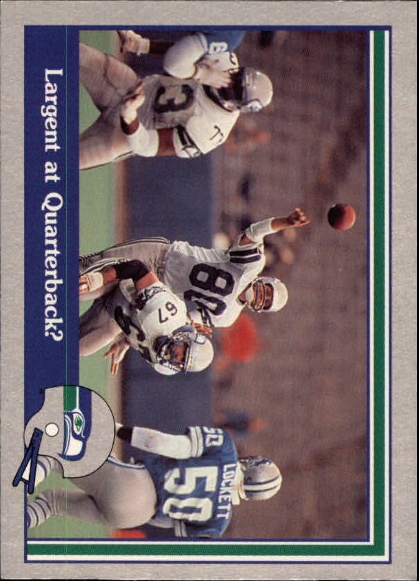 1989 Pacific Steve Largent Football "Main Set" Base Cards