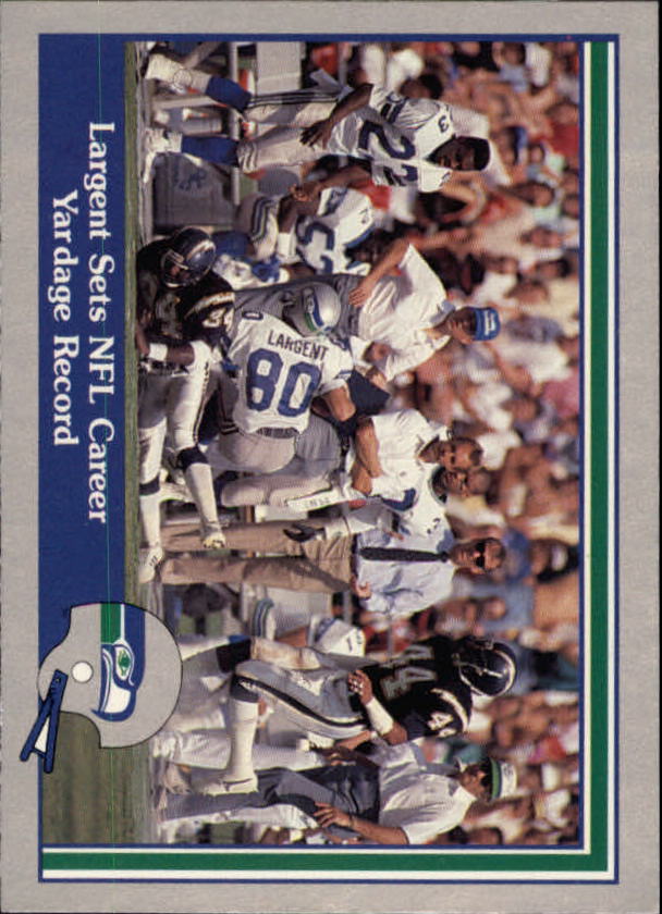 1989 Pacific Steve Largent #76 Sets NFL Career