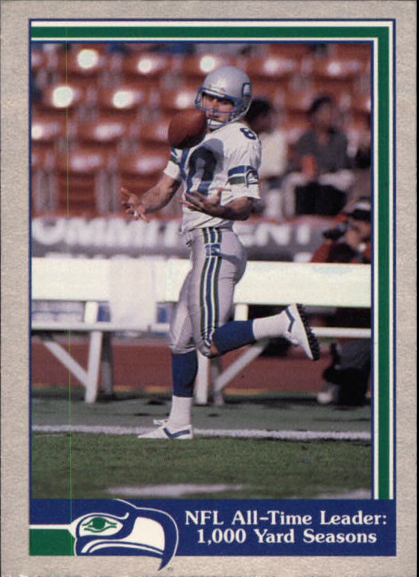 1989 Pacific Steve Largent Football "Main Set" Base Cards