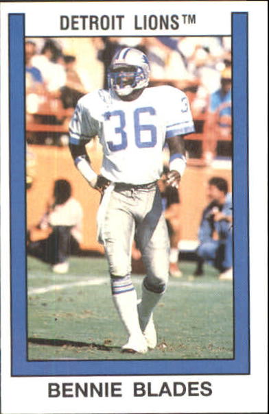 Bennie Blades Detroit Lions Safety NFL 1991 Pro Set #147