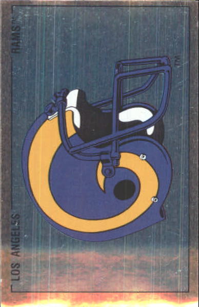 1989 Panini Stickers #79 Los Angeles Rams/Helmet FOIL