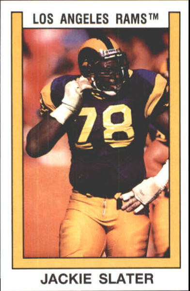 1990 Pro Set Jackie Slater Los Angeles Rams #173