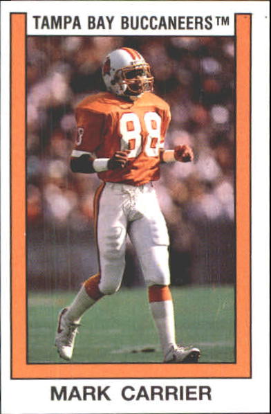 Mark Carrier Tampa Bay Buccaneers WR #114 Topps Stadium Club 1992