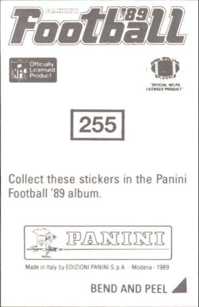 B2010- 1989 Panini Stickers Football Cards 251-417 -You Pick- 15+ FREE US SHIP - Picture 11 of 331