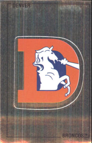 1989 Panini Stickers #265 Denver Broncos/Logo FOIL