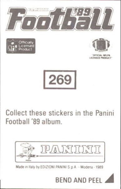 B2010- 1989 Panini Stickers Football Cards 251-417 -You Pick- 15+ FREE US SHIP - Picture 39 of 331
