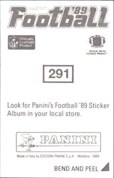 B2010- 1989 Panini Stickers Football Cards 251-417 -You Pick- 15+ FREE US SHIP - Picture 83 of 331