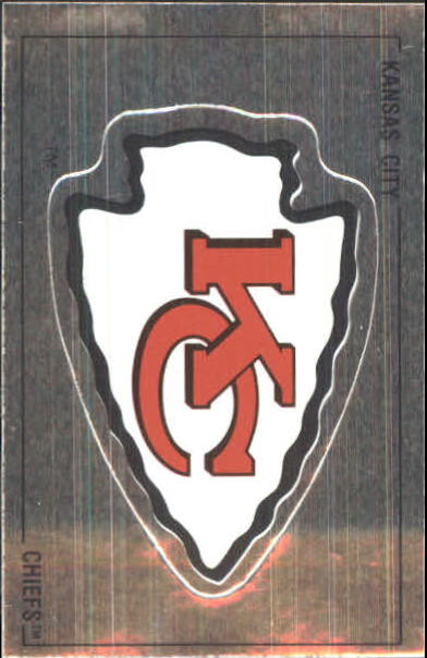 1989 Panini Stickers #307 Kansas City Chiefs/Logo FOIL