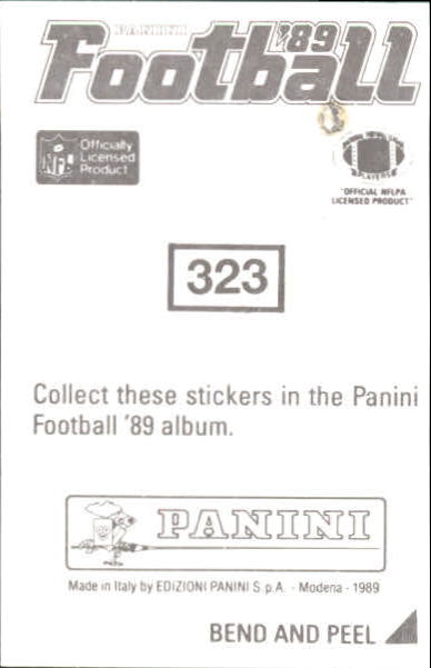B2010- 1989 Panini Stickers Football Cards 251-417 -You Pick- 15+ FREE US SHIP - Picture 146 of 331