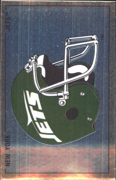 1989 Panini Stickers #363 New York Jets/Helmet FOIL