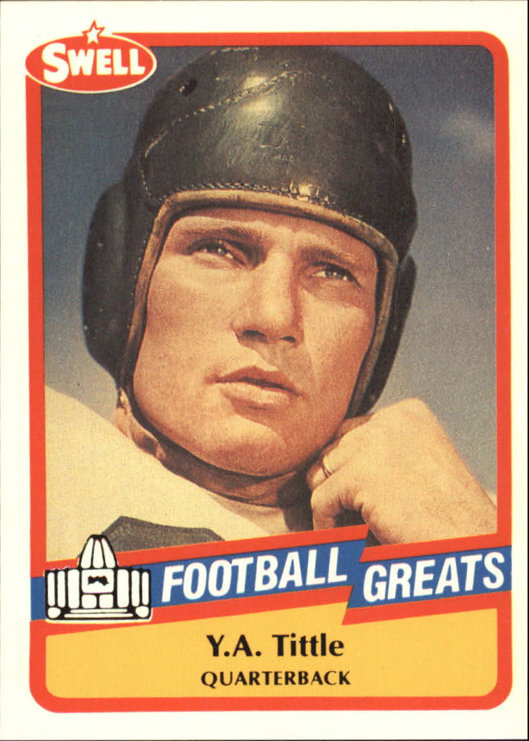 1989 Swell Greats (HOF) Football "Main Set" Base Cards - Bild 84 von 287