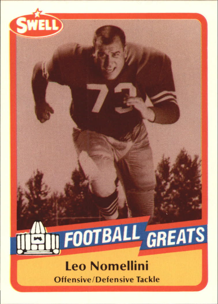 1989 Swell Greats (HOF) Football "Main Set" Base Cards - Bild 106 von 287