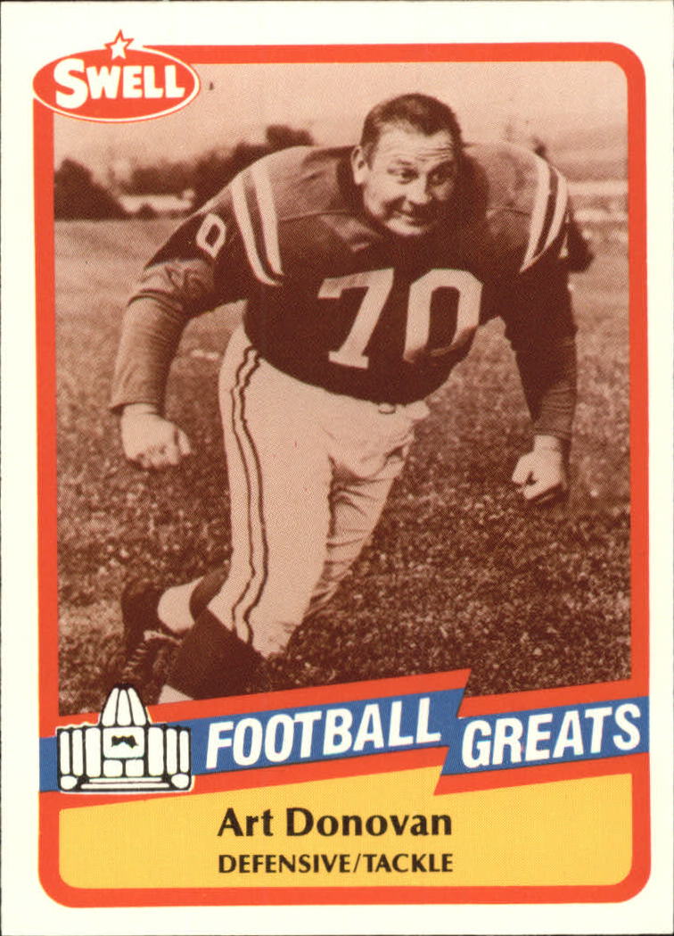 1989 Swell Greats (HOF) Football "Main Set" Base Cards - Bild 122 von 287