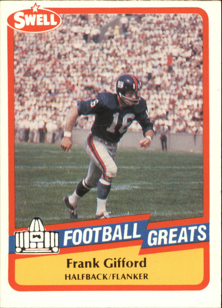 1989 Swell Greats (HOF) Football "Main Set" Base Cards - Bild 148 von 287