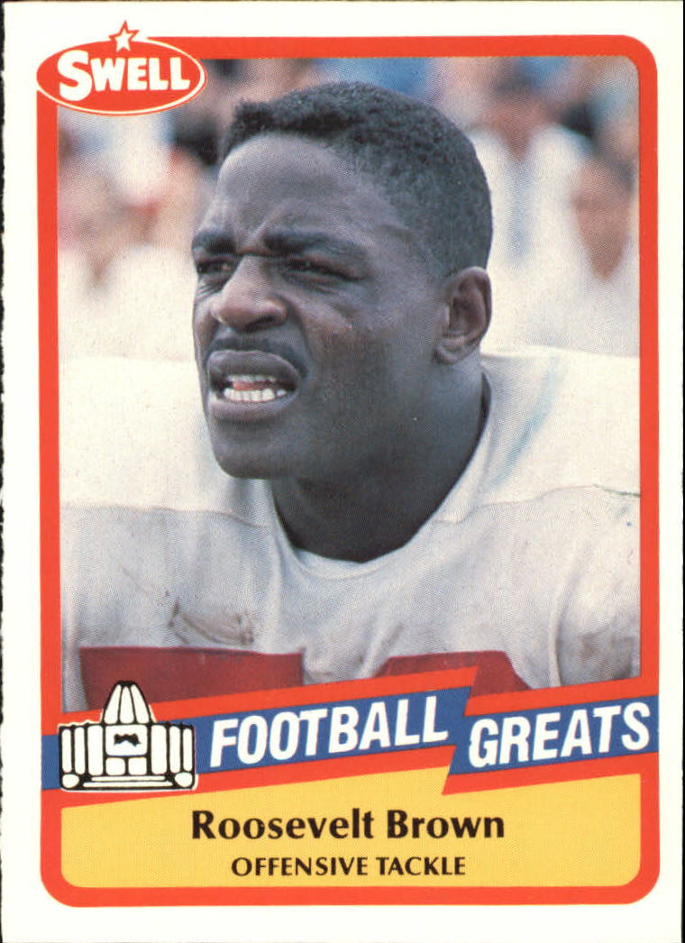1989 Swell Greats #84 Roosevelt Brown