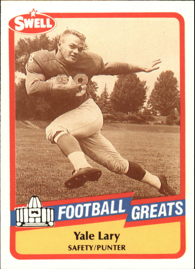 1989 Swell Greats (HOF) Football "Main Set" Base Cards - Bild 200 von 287