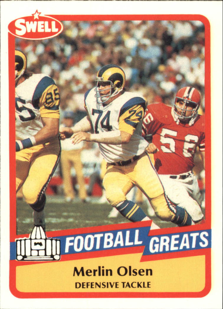 1989 Swell Greats (HOF) Football "Main Set" Base Cards - Bild 220 von 287